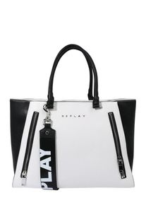 Replay, Damen Shopper, Schwarz / Weiß