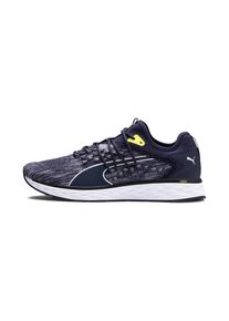 Puma, Herren Laufschuhe 'Speed Fusefit', Indigo / Limone / Wei&szlig;