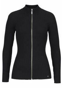AJC, Damen Strickjacke, Schwarz