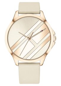 Tommy Hilfiger, Damen uhr, Creme / Gold