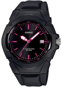 Casio, Herren Quarzuhr 'LX-610-1A2VEF', Pink / Schwarz