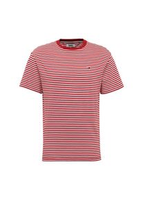 Tommy Jeans, Herren T-Shirt 'TJM TOMMY CLASSICS STRIPE TEE', Rot / Weiß