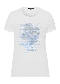 More & More MORE & MORE, Damen Shirt, Hellblau / Weiß