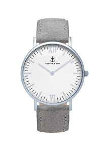 Kapten & Son Kapten & Son, Damen Analoguhr 'Campus', Grau