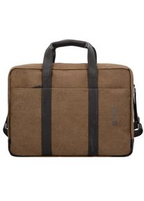 Bree, Herren Aktentasche 'Punch' 40 cm, Beige / Braun