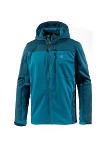 O.C.K. OCK, Herren Softshelljacke , Taubenblau / Petrol