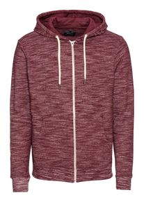 Blend, Herren Sweatjacke 'Sweatshirt - NOOS Meliert', Bordeaux