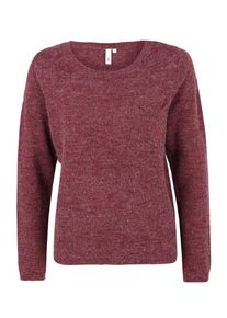 Q/S Designed By, Damen Melierter Strickpullover, Purpur