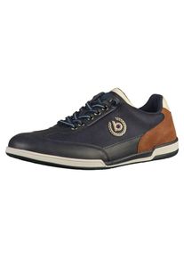 Bugatti, Herren Sneaker, Dunkelblau / Braun