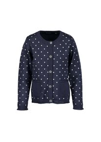 Blue Seven, M&auml;dchen Strickjacke, Ultramarinblau / Wei&szlig;