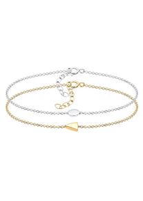 Elli, Damen Armband, Gold / Silber