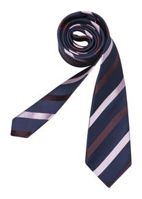 Seidensticker, Herren Krawatte 'Schwarze Rose', Marine / Bordeaux / Wollweiß