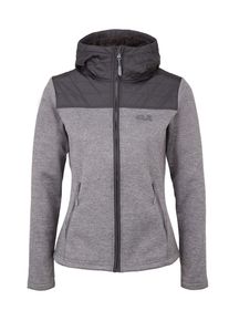 Jack Wolfskin, Damen Funktionsjacke 'Pacific Sky', Grau / Dunkelgrau
