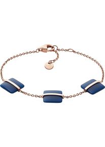 Skagen, Damen Armband, Blau / Rosegold