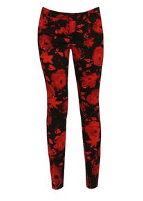 COCCARA, Damen Hose 'Lory', Dunkelrot / Schwarz