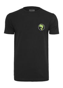 Mister Tee, Herren T-Shirt 'Aqua Flame', Hellgrün / Schwarz / Weiß