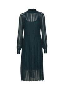 Pieces, Damen Kleid 'PCLUL', Smaragd / Silber