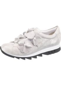 Gerry Weber, Damen Slipper, Hellgrau / Schwarz / Weiß