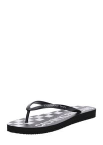 Calvin Klein Jeans, Damen Slipper 'Dori', Schwarz / Weiß