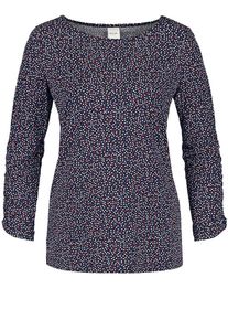 Taifun, Damen T-Shirt, Nachtblau / Mischfarben