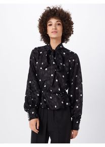 THE KOOPLES, Damen Bluse, Schwarz / Naturwei&szlig;