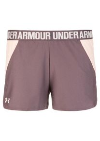 Under Armour, Damen Trainingsshort 'HeatGear Play Up 2.0', Taupe / Rosa