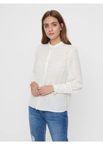V&eacute;ro Moda VERO MODA, Damen Hemd, Schwarz / Naturwei&szlig;