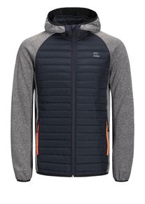 Jack & Jones JACK & JONES, Herren Steppjacke, Nachtblau / Graumeliert