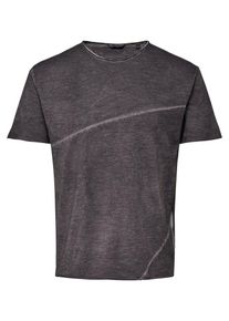 Only & Sons Only & Sons, Herren T-Shirt 'onsSTEWIE SLUB SS TEE', Dunkelgrau