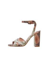 Violeta by Mango, Damen Sandaletten 'Rina', Kastanienbraun / Cognac / Apfel