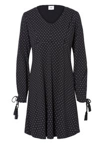 MAMALICIOUS, Damen Kleid, Schwarz / Weiß