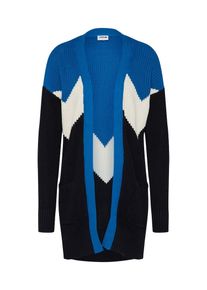 Noisy may, Damen Cardigan, Blau / Nachtblau / Wei&szlig;