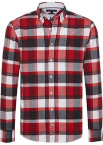 Tommy Hilfiger, Herren Hemd 'LUMBER', Rot / Schwarz / Wei&szlig;