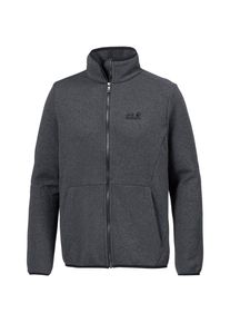 Jack Wolfskin, Herren Fleecejacke 'Finley Hill', Graumeliert