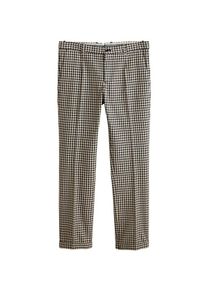 Mango Man, Herren Hose 'Square', Beige / Royalblau