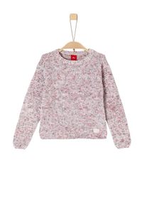 s.Oliver Junior, M&auml;dchen Pullover, Grau / Hellpink