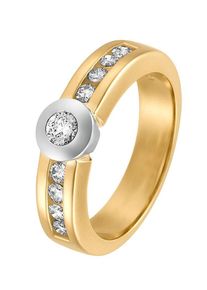 Christ, Damen Ring '60003475', Gold / Silber