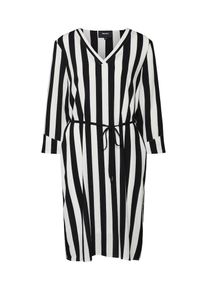 Object, Damen Kleid, Schwarz / Weiß