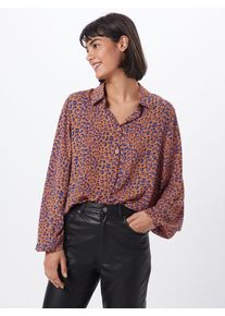 Sisters Point, Damen Bluse 'GADA-SH', Blau / Hellorange