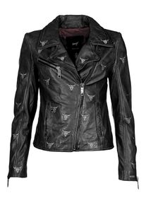 Maze, Damen Bikerjacke 'Vegas', Schwarz