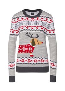 Urban Classics, Damen Pullover, Hellgrau / Mischfarben