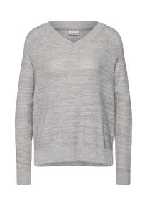 Noisy may, Damen Lässiger Strickpullover, Grau