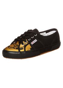 Superga, Damen 2750 Fancot Belle Sneaker , Gold / Schwarz