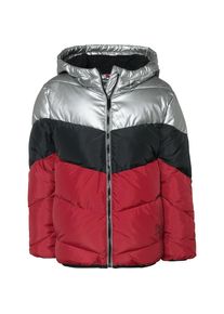 Pepe Jeans, Mädchen Winterjacke 'MOANA', Rot / Schwarz / Silber