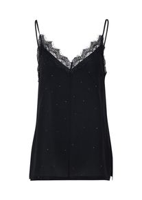 SET, Damen Spitzentop, Schwarz