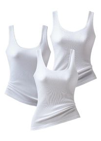 Petite Fleur, Damen Hemd, Wei&szlig;