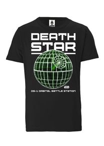 logoshirt, Herren T-Shirt, Grün / Schwarz / Weiß