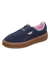 Puma, M&auml;dchen Sneaker 'Suede', Navy / Rosa