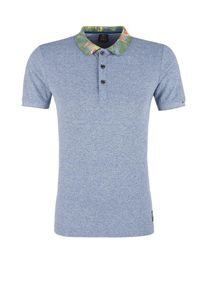 s.Oliver RED LABEL, Herren Poloshirt, Indigo / Mischfarben