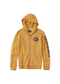 Abercrombie & Fitch Abercrombie & Fitch, Herren Sweatjacke 'CORE LOGO FULLZIP YELLOW', Gelb